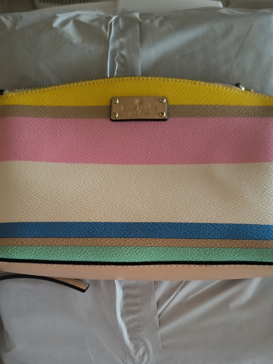 kate spade Handbags - ✨Low Start ✨Kate Spade Pastel Stripe New York Grove Crossbody Bag